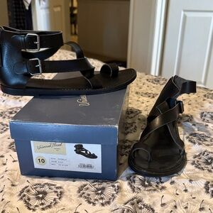 Universal Thread Black Strappy Gladiator Sandals